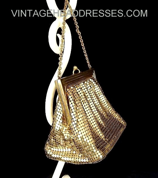 gold designer purse